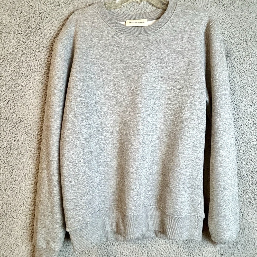 Other UK Gray Essentials Crewneck Sweatshirt Large - The Permanent Collection